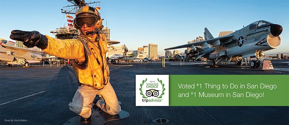 Visit the Midway this weekend. Voted the number 1 thing to do in San Diego