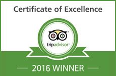 TripAdvisor Certificate of Excellence 2016
