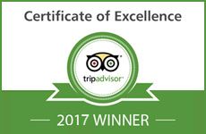 TripAdvisor Certificate of Excellence 2017