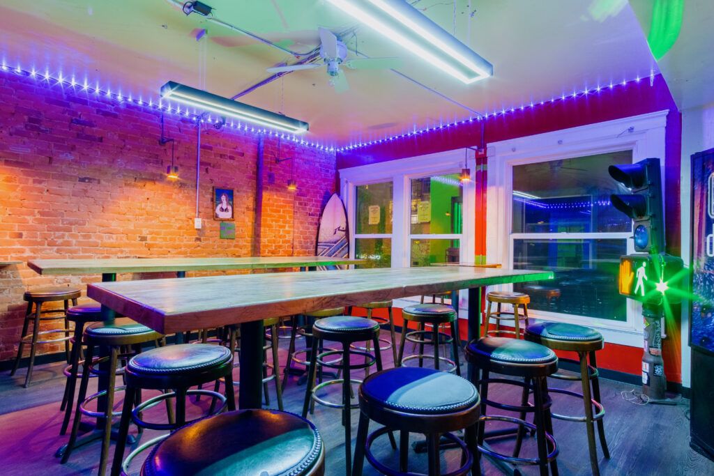 Common Room at Lucky D's Hostel